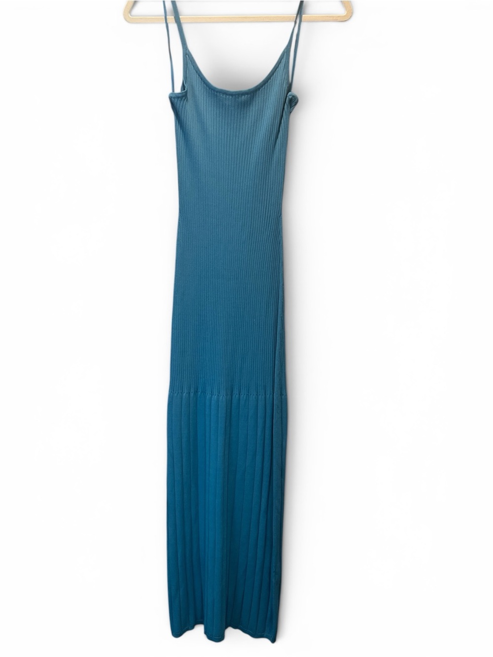 Solid & Striped Noel Dress | NWT | Ribbed Knit Midi Dress | Blue